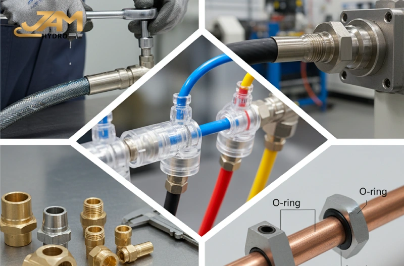 انواع اتصالات هیدرولیک و پنوماتیک